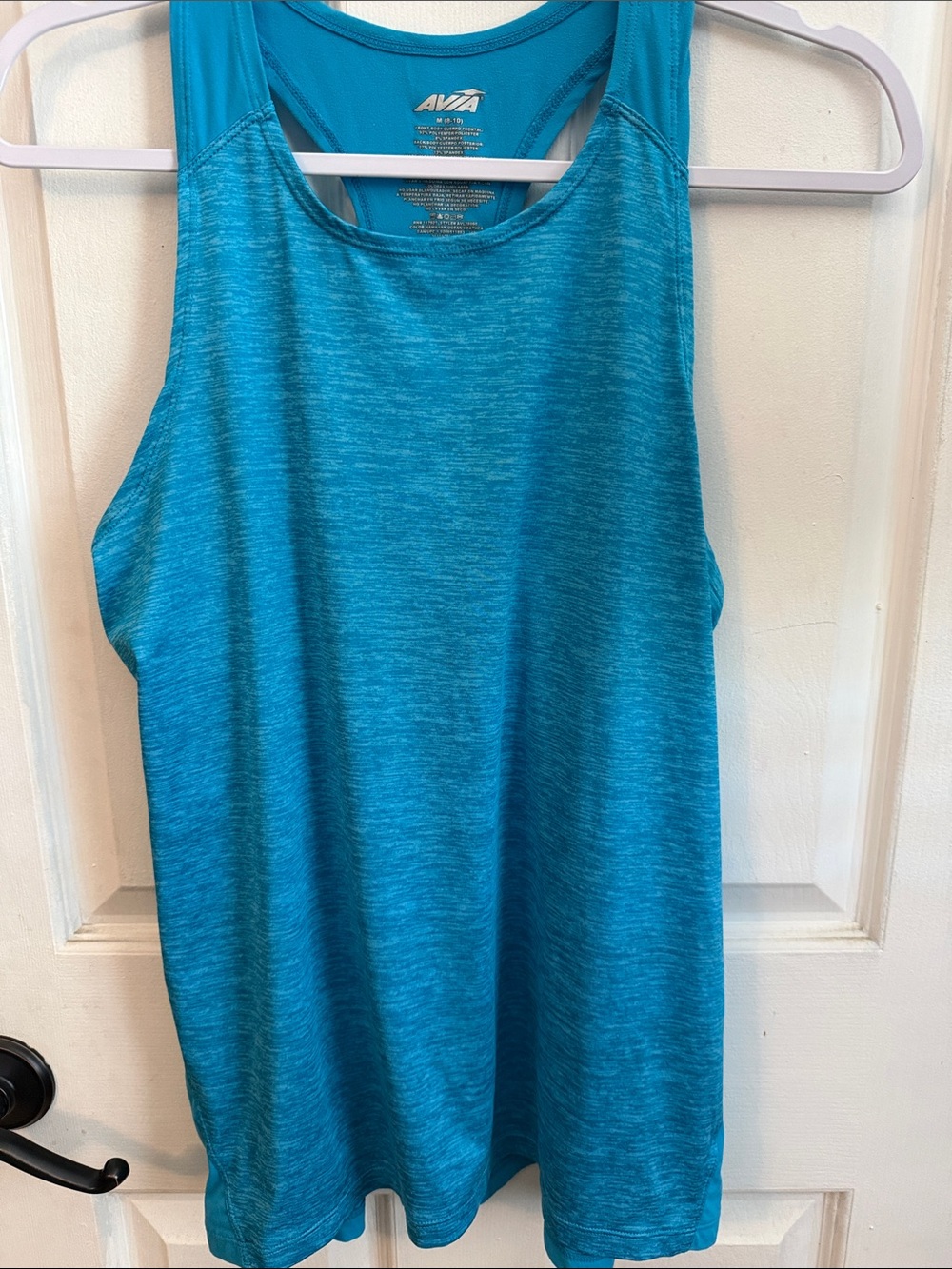 Avia Women's Turquoise Blue Athletic Racerback Tank